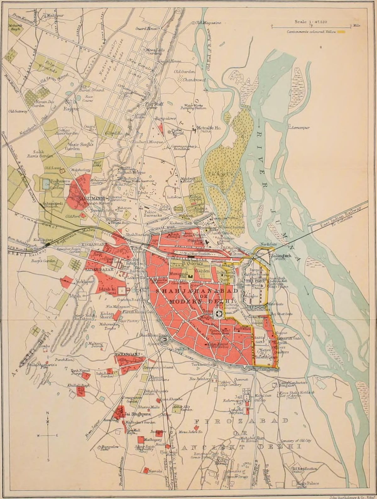 新德里历史地图